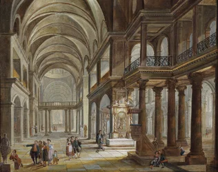 Ein Kircheninterieur